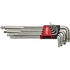 Image de Ks Tools - Jeu De 9 Clés Mâles 6 Pans Spéciale Empreinte De Vis Abîmée - 151.2800