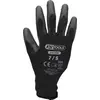 Image de KS Tools micro-gants en maille fine-noir, 7, 12 paires, 310.0490