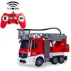 Image de JAMARA Pompiers échelle pivotante Mercedes -Benz Antos 1:26 2,4GHz avec fonction d'arrosage