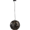 Image de Deko-Light 342134 Suspension Asterope ronde 500 , noir mat