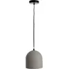 Image de Suspension Concreto I E27 gris à peindre Ø 188mm Béton