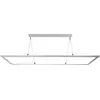 Image de Light Impressions Deko-Light, suspension LED, panneau transparent, carré, 50 W, 3000/4000 K, argent 220-240 V CA/50-60 Hz 53,00 W 3000 / 4000 K 6100 lm 295 mm blanc RAL 9006 342220