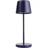Image de Deko-Light, lampe d'appoint à batterie, modèle Canis Mini, 2,3 W, 2200/3000 K, couleur bleue, 110 lm, tension d'entrée : 3,7 V/DC, aluminium moulé, finition mate, indice de protection IP 65