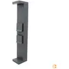 Image de Produit de deuxième choix - Répartiteur d'éclairage décoratif, prise, lampadaire LED d'extérieur, gris, Lerna, 60 cm