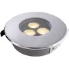 Image de Spot LED encastré de sol, Flat, 3 x 2 watts blanc chaud, 15
