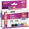 Image de Edding EDD-500 - Compatible - Noir - Cyan - Magenta - Jaune - Canon - Multipack - Canon PIXMA iP3600 Canon PIXMA iP4600 Canon PIXMA iP4700 Canon PIXMA MP540 Canon PIXMA MP550 Canon... - 5 pièce(s) (18-500)