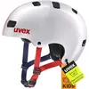 Image de uvex kid 3 casque pour enfants, Couleur:race silver, Taille:51-55
