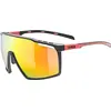 Image de Uvex MTN Perform Goggles - Lunettes miroirs, noir-rouge mat (2316)
