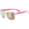 Image de Uvex Rookie Lunettes de soleil transparentes Mirror Pink/CAT3 transparentes Mirror Pink/CAT3