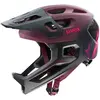Image de Casque VTT intégral UVEX react jr. pour enfants, couleur cranberry mat, 52-56 cm...