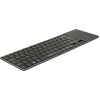 Image de Clavier sans fil Delock pour Smart TV et PC Windows avec touchpad 6 mm plat (12454)