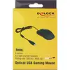 Image de DeLOCK - Souris - droitière et gauchère - optique - 4 boutons - filaire - USB - noir, rouge - pour laau détail (12531)