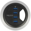 Image de DeLOCK 62868 hub & concentrateur USB 3.2 Gen 1 (3.1 Gen 1) Type-A 5000 Mbit/s Noir - Neuf