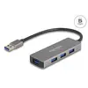 Image de DeLOCK 63171 DeLOCK USB-Hub 4-fach grau
