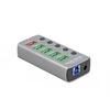 Image de DeLOCK Hub USB 5 Gbps avec 4 ports + 1 port de chargement rapide + 1 port USB-C PD 3.0 avec interrupteur et voyant - Neuf