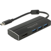 Image de DELOCK Adapter USB3.1 Gen1/C > 3x USB3.0/A + HDMI 4K 30Hz