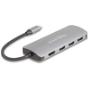 Image de DeLOCK 64323 hub & concentrateur USB 3.2 Gen 2 (3.1 Gen 2) Type-C 10000 Mbit/s Gris - Neuf