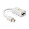 Image de DeLOCK Adapter mini Displayport / HDMI FM HDMI Type A (Standard) Blanc - Neuf