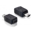 Image de DeLOCK Adapter USB mini/USB micro-B USB mini M micro-B FM Noir - Neuf