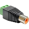 Image de Delock 65418 DELOCK Adapter Terminalblock 2Pin -> Cinch Buchse
