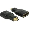 Image de DELOCK HDMI Adapter A -> micro D Bu/St 4K Metallgehäuse