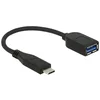 Image de Delock Adapter USB Type-C zu USB-A Buchse 10cm Bis zu 10Gbps