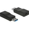 Image de DELOCK Konverter USB3.1 Typ A -> Typ C St/Bu schwarz