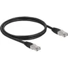 Image de DELOCK RJ45 NWK Cat.6A S/FTP PE Outdoor 1 m schwarz