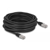 Image de DeLOCK Câble de réseau RJ45 Cat.6A S/FTP PE, extérieur, 10 m, noir - Neuf
