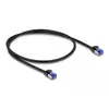 Image de DELOCK RJ45 Netzwerkkabel Cat.6A S/FTP Slim 0,5m schwarz
