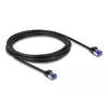 Image de DELOCK RJ45 Netzwerkkabel Cat.6A S/FTP Slim 3m schwarz