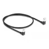 Image de DELOCK RJ45 Netzwerkkabel Cat.6A S/FTP Slim 90°unten 0,5m