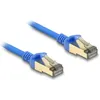 Image de DELOCK RJ45 Netzwerkkabel Cat.8.1 F/FTP Slim 1m blau