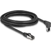 Image de DELOCK RJ45 Netzwerkkabel Cat.8.1S/FTP 90° oben gew./gerade
