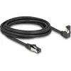 Image de Câble de connexion Delock, RJ-45 (M) coudé vers le bas, vers RJ-45 (M)