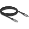 Image de Câble USB-C Delock 240 W PD, 40 Gbit/s, 2 m - Gris