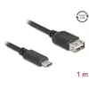 Image de DELOCK USB 2.0 Kabel USB Type-C St zu USB Typ-A Buchse 1 m
