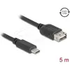 Image de DELOCK USB 2.0 Kabel USB Type-C St zu USB Typ-A Buchse 5 m