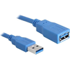 Image de DELOCK USB3.0 Verl. A -> A St/Bu 2.00m blau