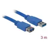 Image de DELOCK USB3.0 Verl. A -> A St/Bu 3.00m blau