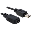 Image de USB Verl. Delock Mini-B -> Mini-B mâle/femelle 1.00m sw