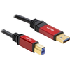 Image de Delock 82758 USB3.0 Kabel Delock A -> B St/St 3.00m Premium