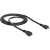 Image de DELOCK USB Verl. Micro-B -> Micro-B St/Bu 1.00m sw