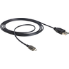 Image de Delock 83272 USB Kabel Delock A -> Micro-B St/St 1.50m mit LED sw