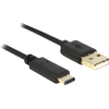 Image de DELOCK USB Kabel A -> C St/St 2.00m schwarz