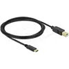 Image de DELOCK USB Kabel Delock C -> B St/St 2.00m schwarz