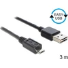 Image de DELOCK Easy USB Kabel A -> B St/St 3.00m schwarz