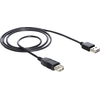 Image de Delock 83371 USB Verl. Delock A -> A St/Bu 2.00m sw Easy USB