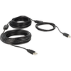 Image de Delock 83557 USB Kabel Delock A -> B St/St 20.00m aktiv sw