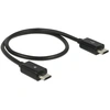 Image de Câble Delock Power Sharing : connecteur Micro USB-B > connecteur Micro USB-B OTG